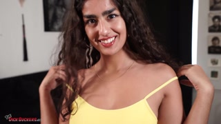 Amateur Arab Luna Silver Covered in Cum